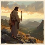 Resilient Shepherd Manual - Simplicity Church Network Man standing on a mountain overlooking a valley at sunset, symbolizing spiritual leadership and resilience in ministry, relevant to the Resilient Shepherd Manual for pastors and ministry leaders.