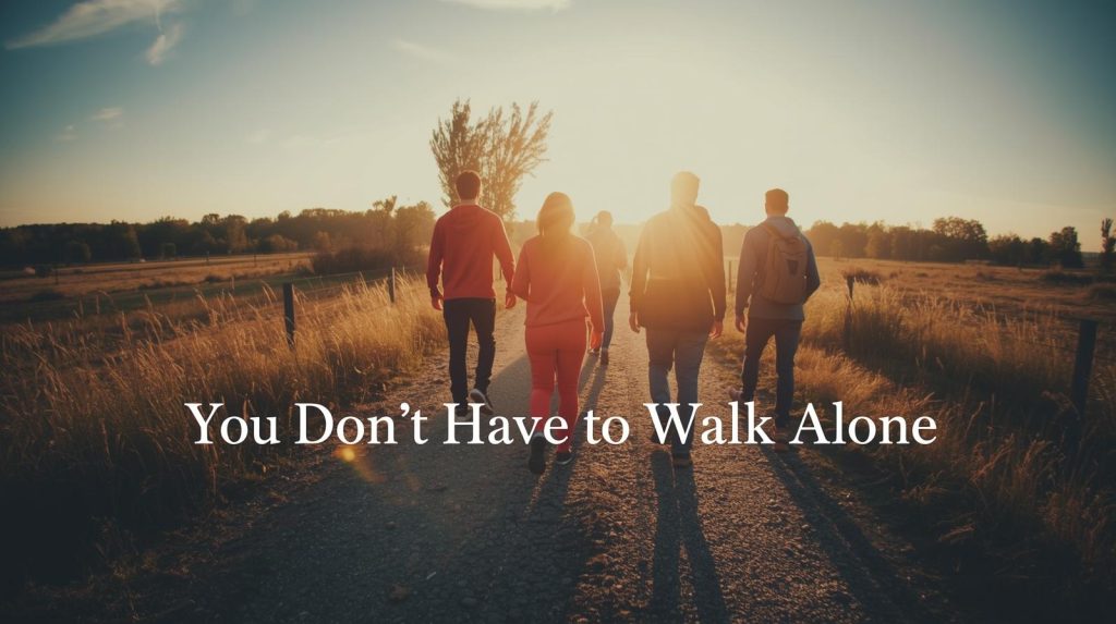 Design Style: warm, natural, and relational — emphasizing people on a shared journey rather than an organization. Color Palette: soft golds, sky blues, and earthy neutrals to evoke hope, guidance, and community.